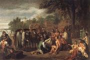 Benjamin West Penn-s Treaty with the Indians china oil painting reproduction